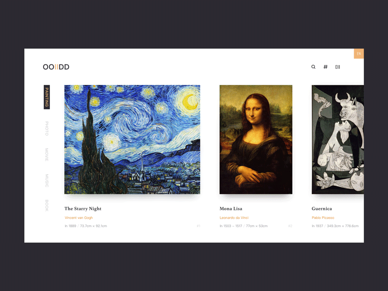 OOLLDD-An Open Source Site book movie music old open source painting photo ui ux web