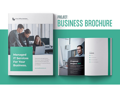 Business Brochure - Sirius Office Solutions advertising annual report banner branding brochure brochure design business proposal company profile corporate creative digital marketing flyer graphic design marketing poster print professional real estate trifold brochure typography