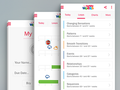 The Wonder Weeks | Mobile App Design