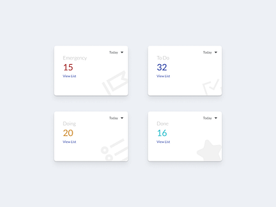 Dashboard To Do Summary Component clean daily ui dailyui dashboard design figma flat habit interface management modern simple summary to do ui ui design ux ux designer vector white