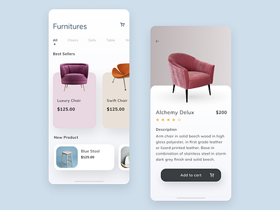 Furniture app for IOS