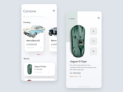 Car App Concept Design
