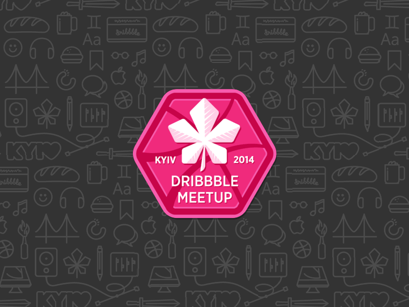 Kiev Dribbble Meetup Logo Animation