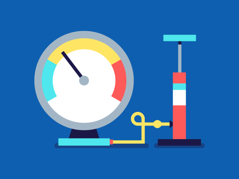 Blood Pressure – Huffing Post Spot Illustrations 2d animation bicycle pump blood pressure dominic flask flat gauge huffington post motion authors motion graphics spot valentin kirilov