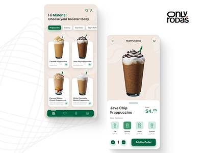 Starbucks Coffee Shop Mobile App