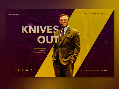 KNIVES OUT web concept