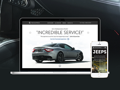 Car Dealership landing page