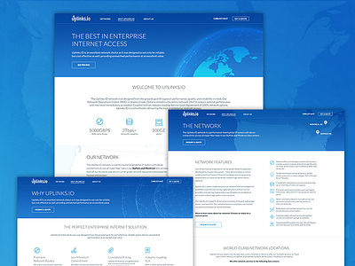 Corporate minisite blue corporate mini site servers web design website