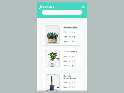 Daily UI -"Growme"