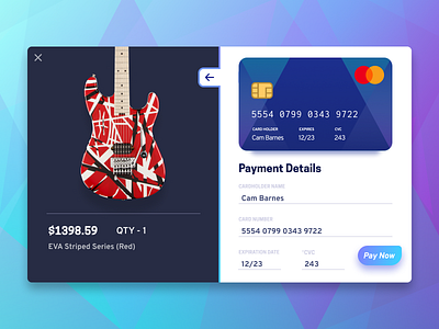 Credit Payment Screen checkout credit dailyui data design flat gradient identity illustration lettering store typography ui vector web website