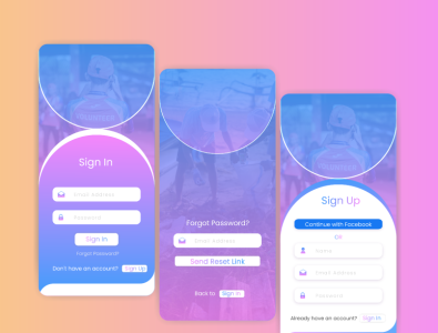 Sign up page - DailyUI 001 app appdesign dailyui dribbble graphic design interface sign up page ui uidesign userexperience volunteer event