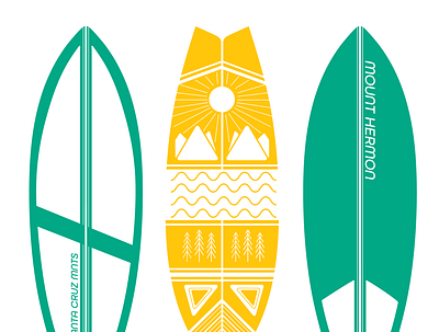 Surfing in the Mountains design