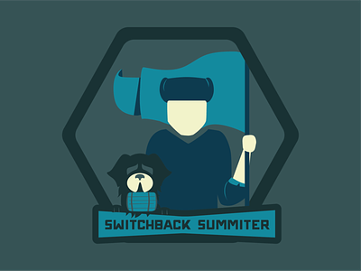 Switchback Summiter adventure camp design illustrator