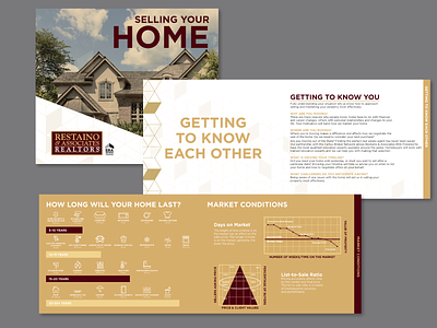 Restaino Mockup brochure graphic design graphic designer layout design marketing real estate