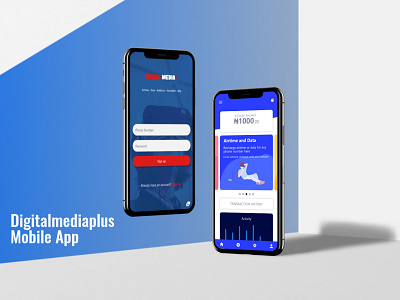 Digitalmediaplus Mobile App app branding design flat icon logo minimal ui