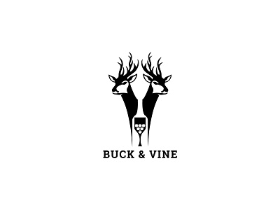 buck and vine animal animal vine brand branding buck and vine buck logo bucks deer logo deer vine design logo vine logo