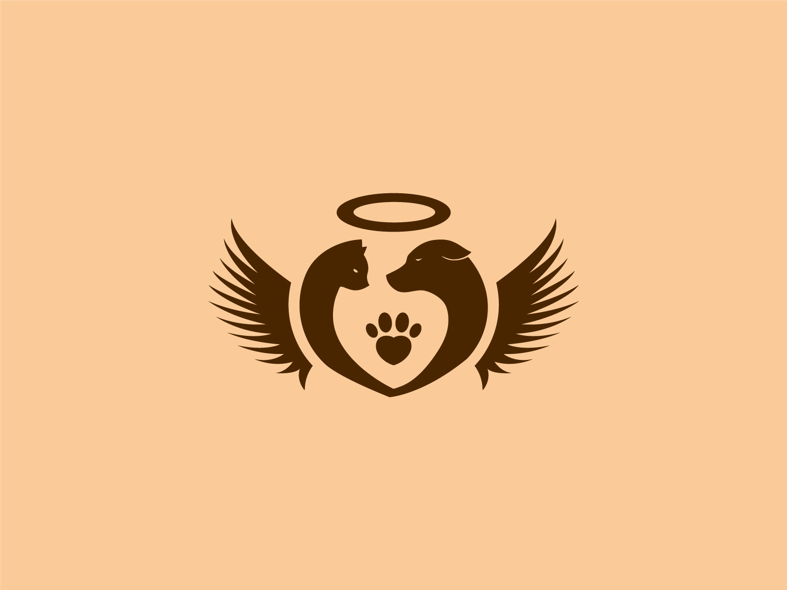 pet angel by Hussnain Graphics on Dribbble