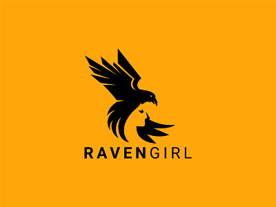 Raven Girl Logo
