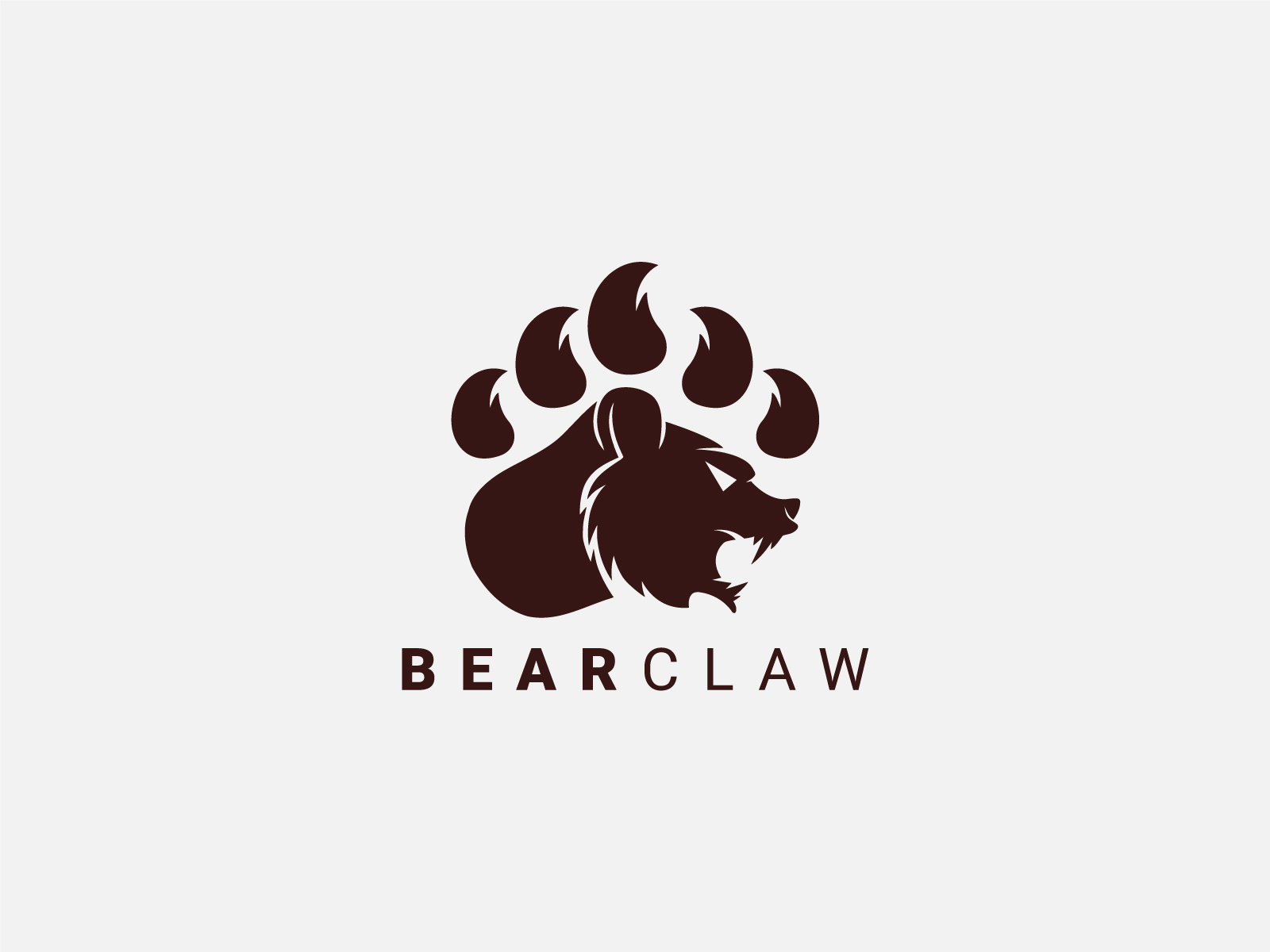 Bear Claw Logo by Hussnain Graphics on Dribbble