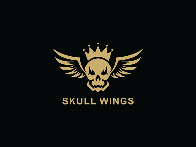 Skull Wings Logo