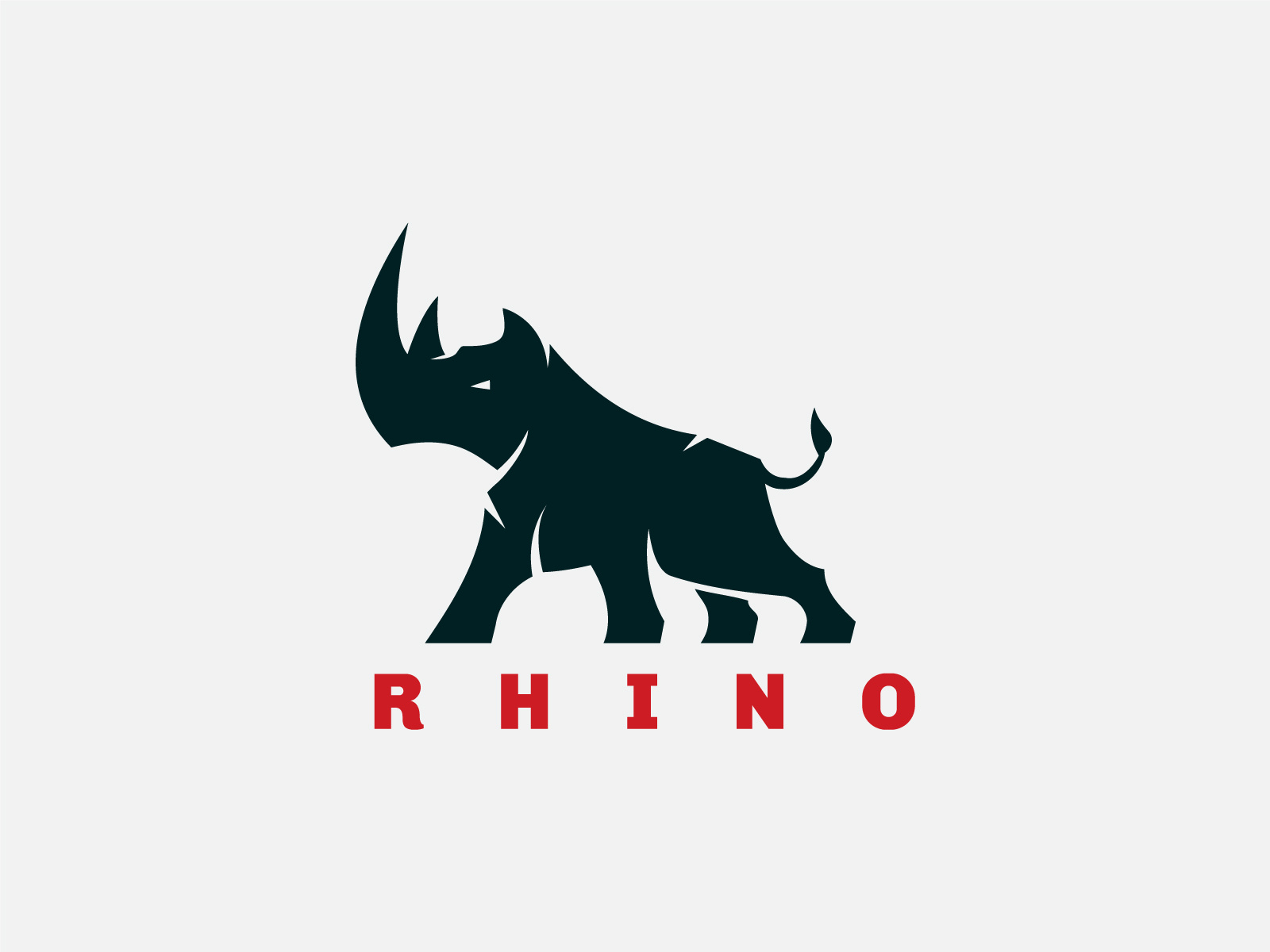Rhino Logo by Hussnain Graphics on Dribbble