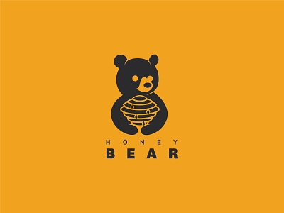 Honey Bear Logo bear bear head bear logo cute bear graphic design honey honey bear logo honey bears honey bee honey jar honey logo mascot new logos panda logo polo bear powerpoint sweet honey top bear top logos warrior