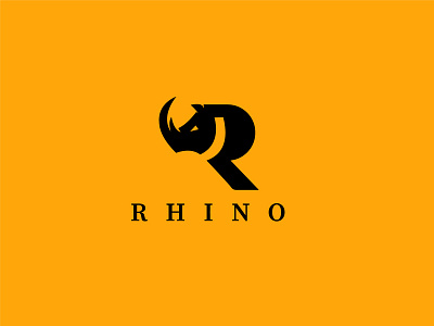 Rhino Letter R Logo