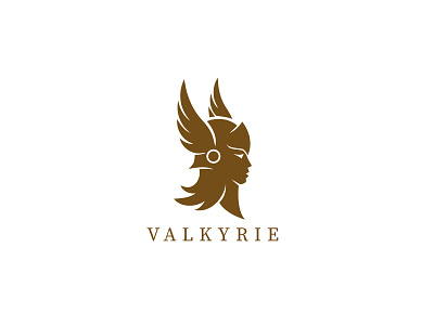 Valkyrie Logo animation branding design germanic illustration mythology norde woman norseman north scandinavian strong valkyrie valkyrie logo viking viking woman warrior warrior woman warrior women wings woman logo