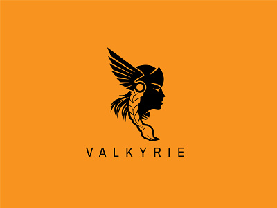 Valkyrie Logo skull woman