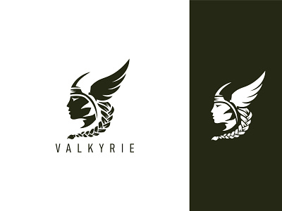 Valkyrie Logo ax germanic medieval mythology new logos norde norse norseman north ornament scandinavian top valkyrie valhalla valkyrie valkyrie logo valkyrie woman viking woman weapon woman woman logo