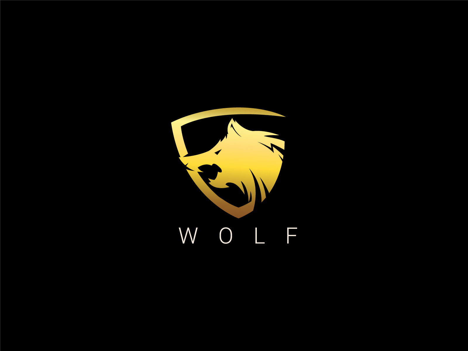 Wolf Logo by HUSSNAIN GRAPHICS on Dribbble