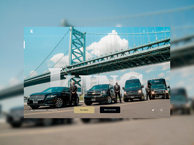 King Transportation Home Page. branding design uidesign web webdesign