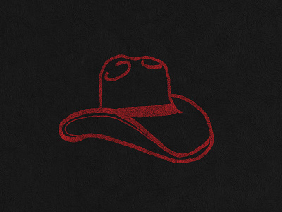 Ranch Hat branding design family business hand drawn handmade icon identity illustration logo minimal ranch texture western wildwest