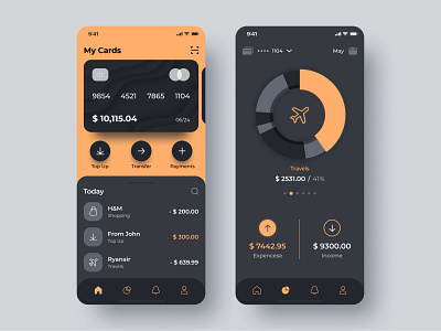 Banking App app application bank bank app bank card banking banking app finance ios mobile ui uiux ux