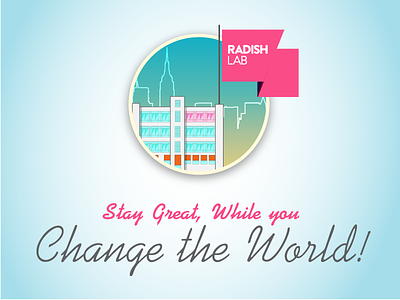 Thank you folks at RadishLab! design firstshot graphic illustration infographic tech thanks ui ux
