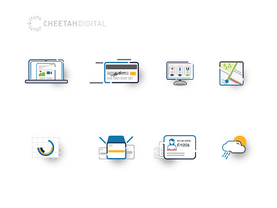 Icon Design Set crypto currency finance icon illustration ui ux