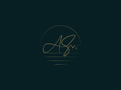 as signature design flat illustrator lettering logo minimal type