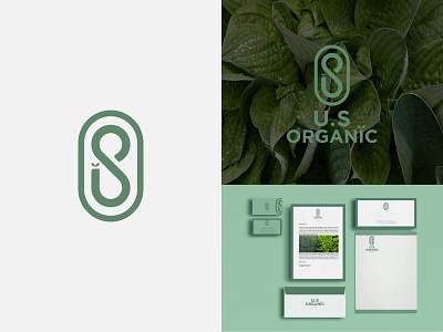 U.S organic Logo concept