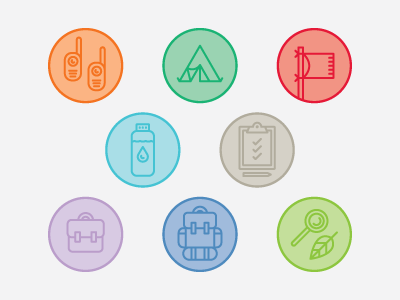 Afterschool Program Icons icons