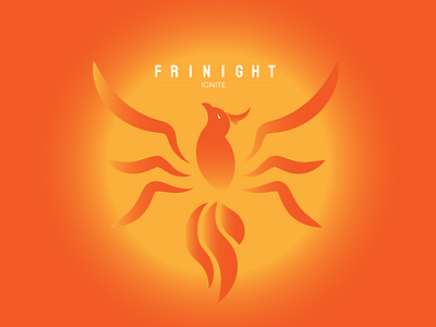 FriNight branding logo design