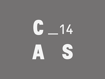 CAS 2014 Logo agile branding