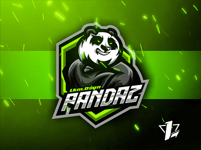 Panda brand branding design designer esports flat design illustration logo sport mascot simple