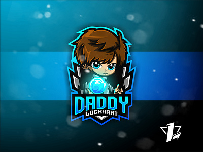 Daddy Lockhart brand branding design designer esports flat design illustration logo design logo sport mascot simple