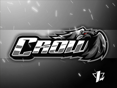 Crow brand branding design designer esports flat design illustration logo sport mascot simple