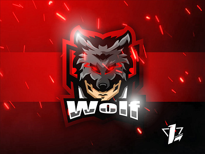 Wolf brand branding design designer esport logo esports flat design illustration logo logo design logo sport mascot simple typography ui vector