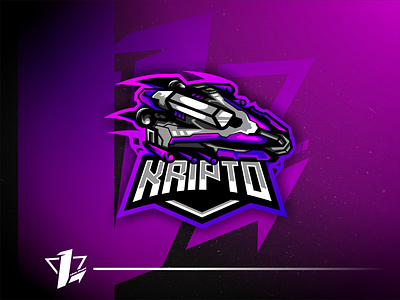 Kripto brand branding design designer esports flat design illustration logo sport mascot simple