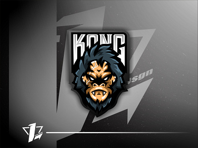 Kong brand esports illustration logo logo design mascot simple typography ux vector
