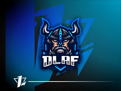 Viking Olaf brand branding design designer esport logo esports flat design illustration logo sport mascot simple