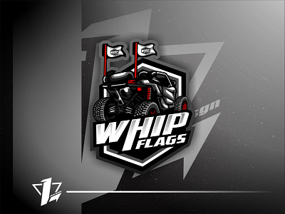 Whip Flags branding design designer esport logo esports flat design illustration logo logo design logo sport mascot simple