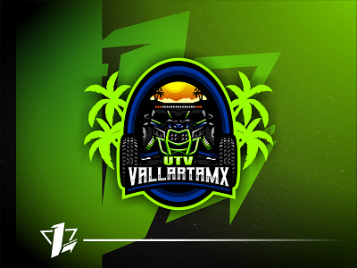 UTV VALLARTA MX brand designer esport logo esports illustration logo logo design simple typography ux vector